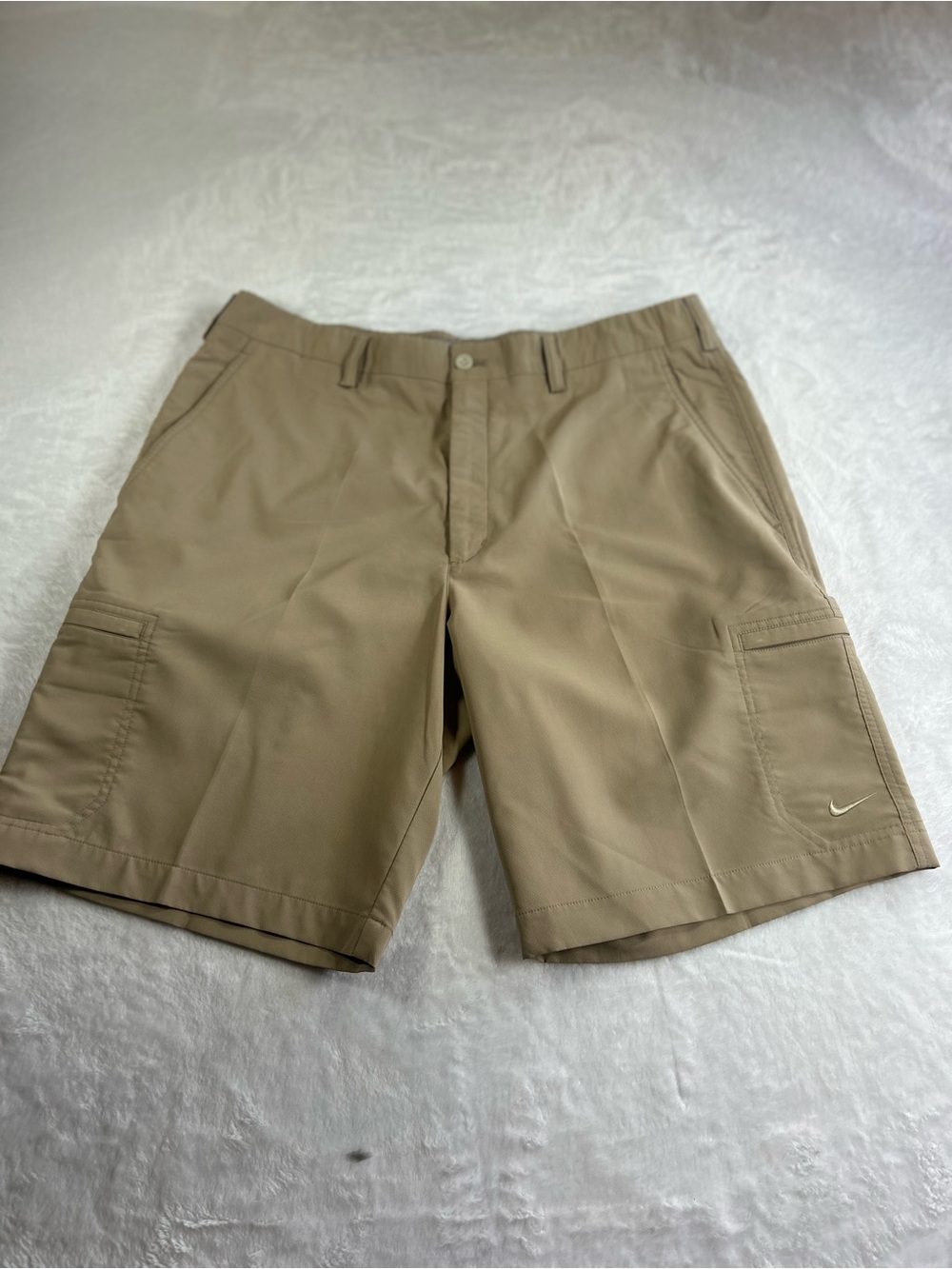 Nike Golf Dri-Fit Men's Tan Cargo Golf Shorts